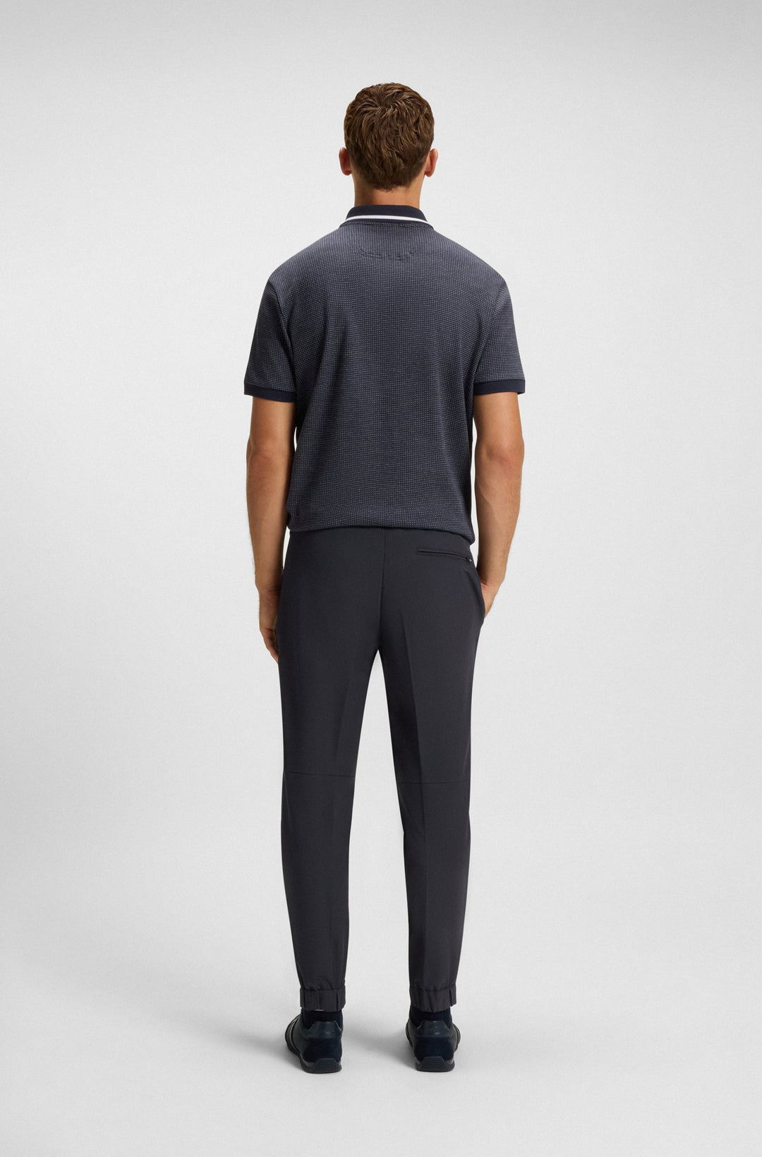 BOSS Trousers Tapered Fit - T_FLEX 50534313- Concorde Fashion#color_navy-402