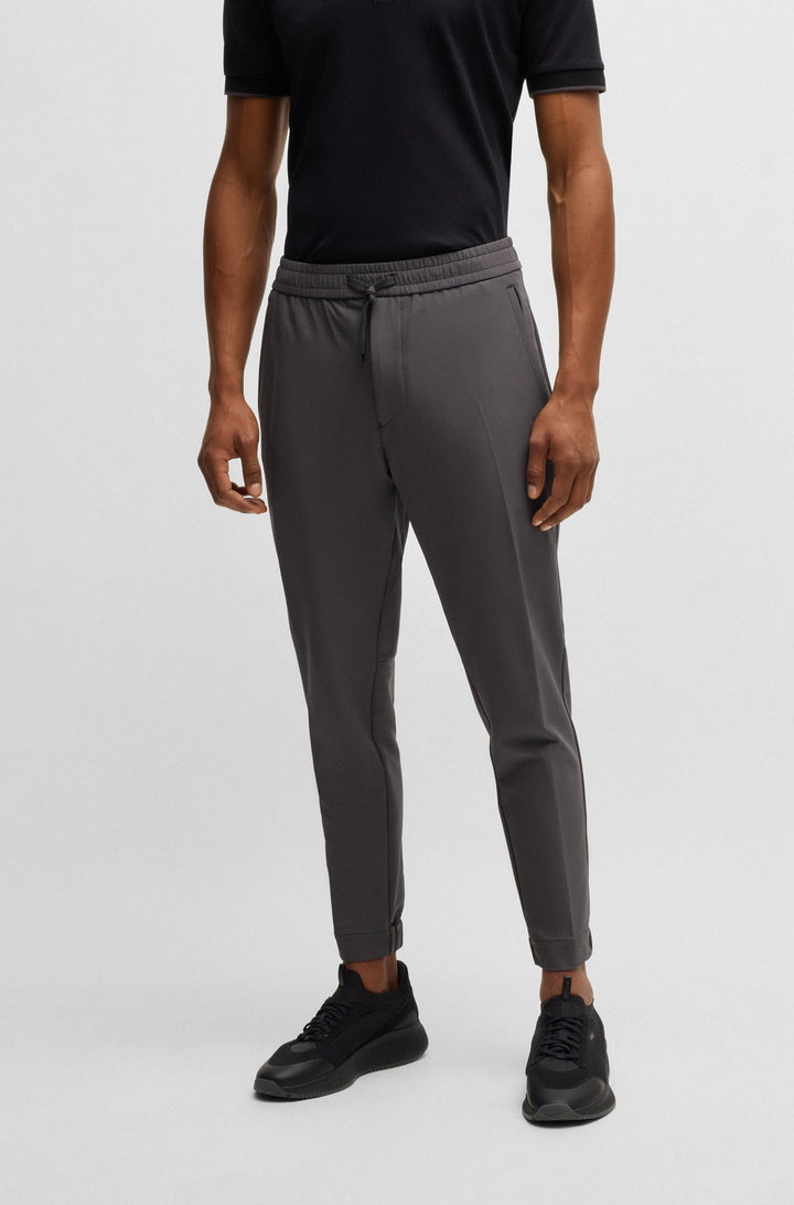 BOSS Trousers Tapered Fit - T_FLEX 50534313- Concorde Fashion#color_grey-027