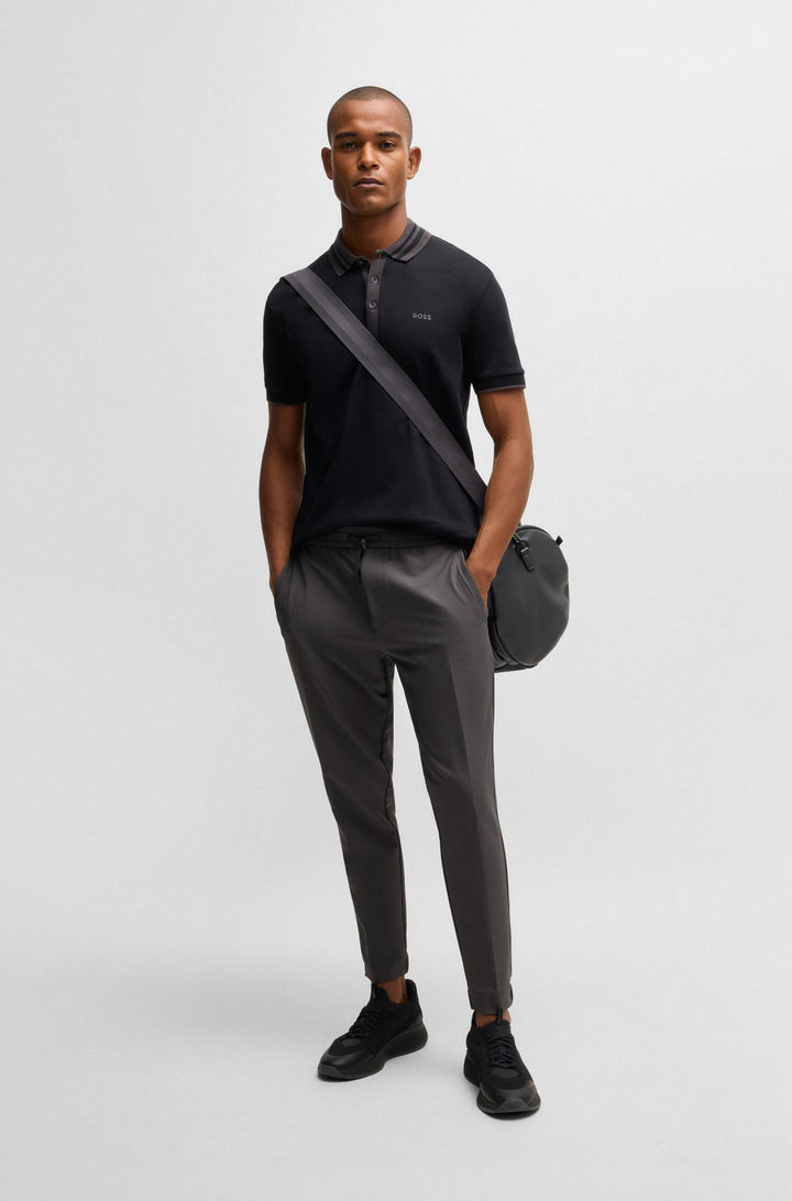 BOSS Trousers Tapered Fit - T_FLEX 50534313- Concorde Fashion#color_grey-027