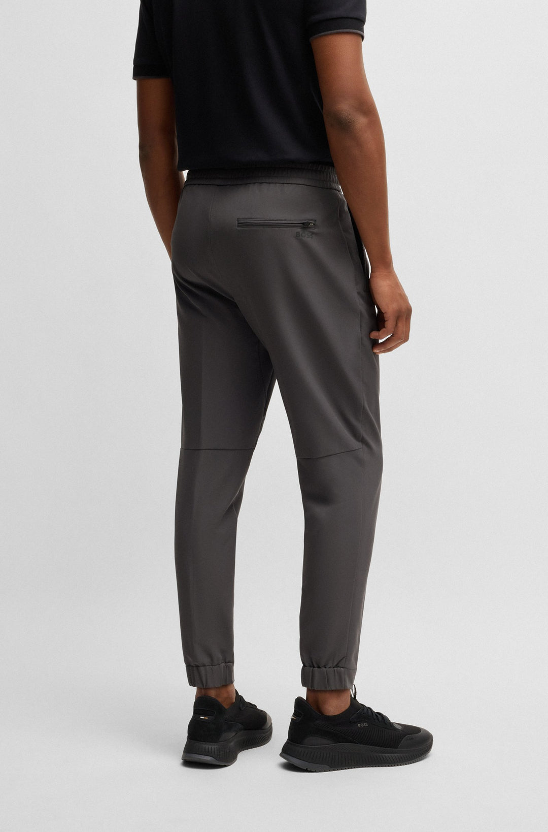 BOSS Trousers Tapered Fit - T_FLEX 50534313- Concorde Fashion#color_grey-027