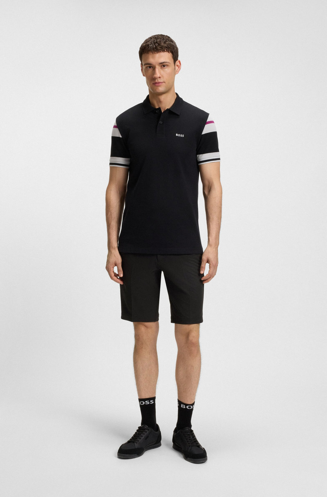BOSS Shorts Slim Fit - S_COMMUTER_10.5 INCH 50540337- Concorde Fashion#color_black-001