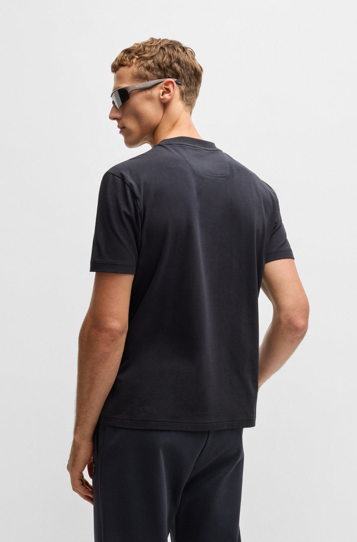 BOSS T-Shirts Regular Fit in Cotton Mix - TEE TL LOGO 10268875 01-50535170- Concorde Fashion#color_navy-402