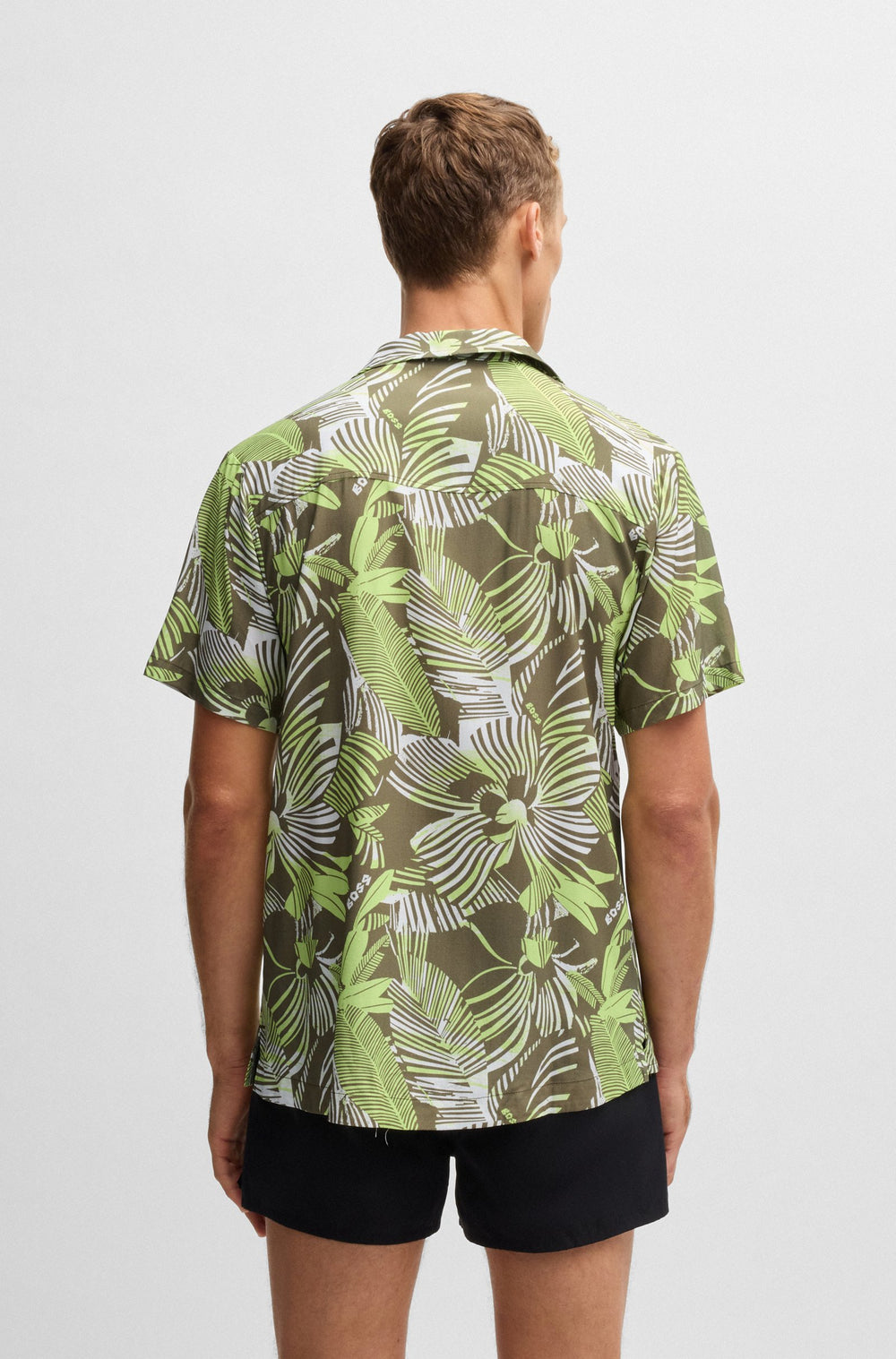 BOSS T-Shirts  - BEACH SHIRT 50535793- Concorde Fashion#color_green-311