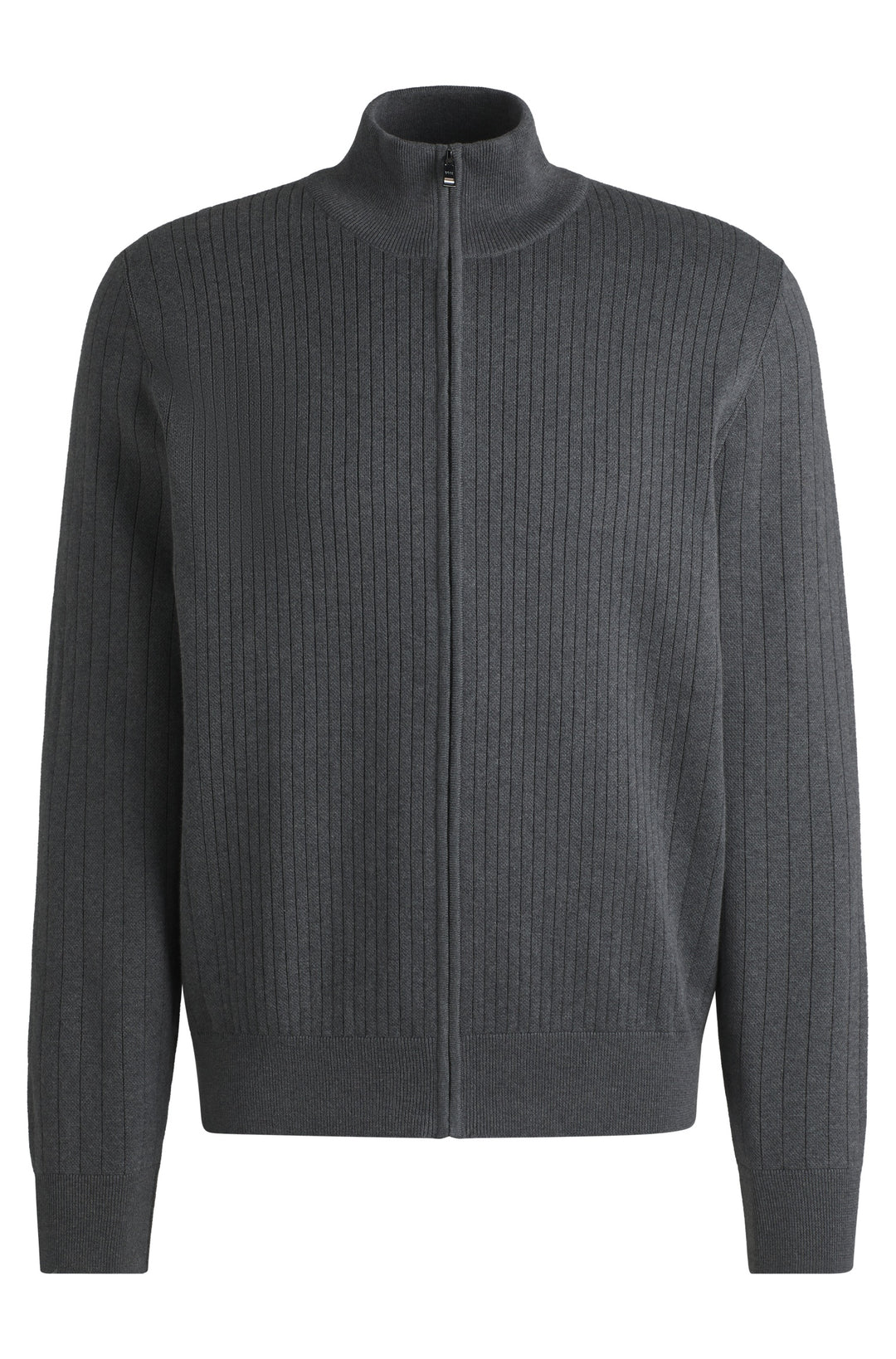 BOSS Sweaters Regular Fit in Cotton - H-BEJINO 10268926 01-50534403- Concorde Fashion#color_grey-030