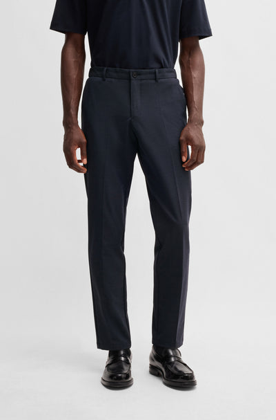 BOSS Trousers  in Polyester Mix - P-GENIUS-EL-WG-251F 10269003 01-50534613- Concorde Fashion#color_navy-404