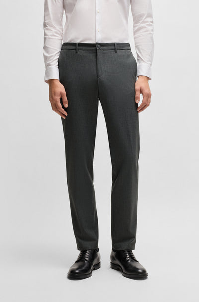 BOSS Trousers  in Polyester Mix - P-GENIUS-EL-WG-251F 10269003 01-50534613- Concorde Fashion#color_grey-030