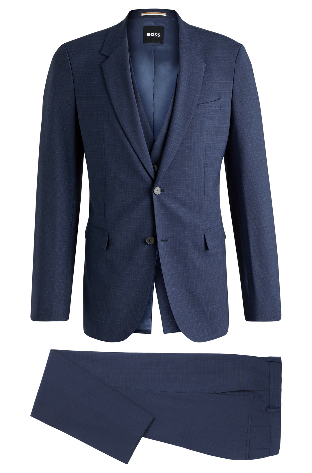 BOSS Suits  in Polyester Mix - H-HOUSTON-3PCS-251 10269016 01-50534887- Concorde Fashion#color_navy-404