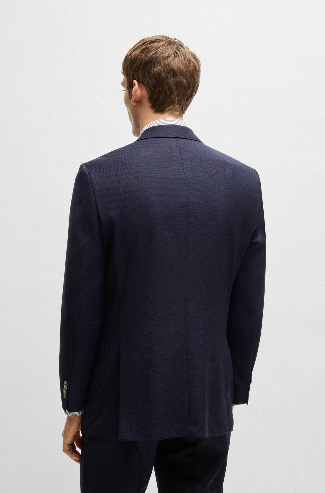 BOSS Blazers Regular Fit in Wool - H-JANSON-233 10269022 01-50535049- Concorde Fashion#color_navy-404