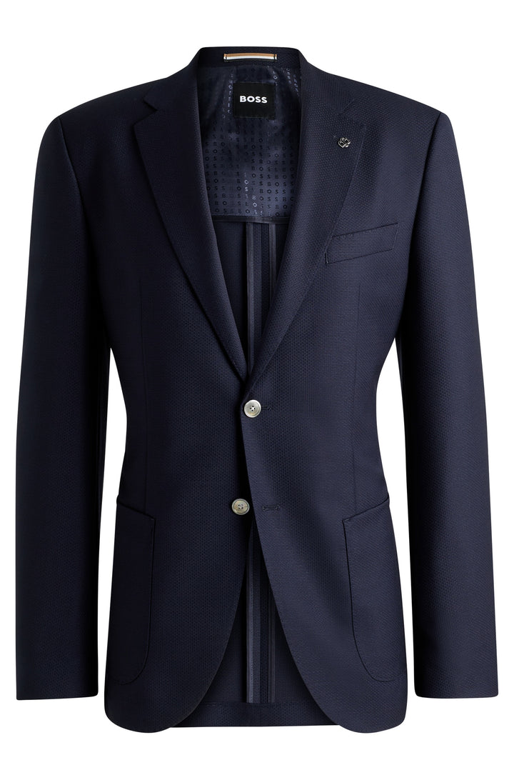 BOSS Blazers Regular Fit in Wool - H-JANSON-233 10269022 01-50535049- Concorde Fashion#color_navy-404