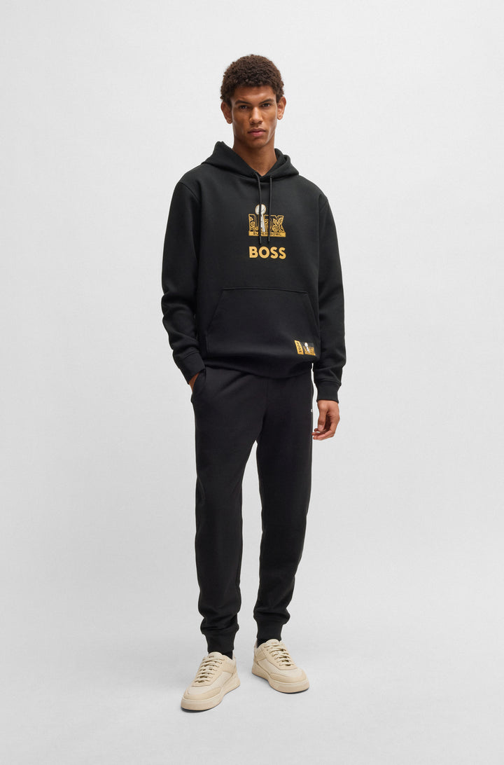 BOSS Hoodies  in Cotton Mix - WARNER_NFL 10269051 01-50535122- Concorde Fashion#color_black-001