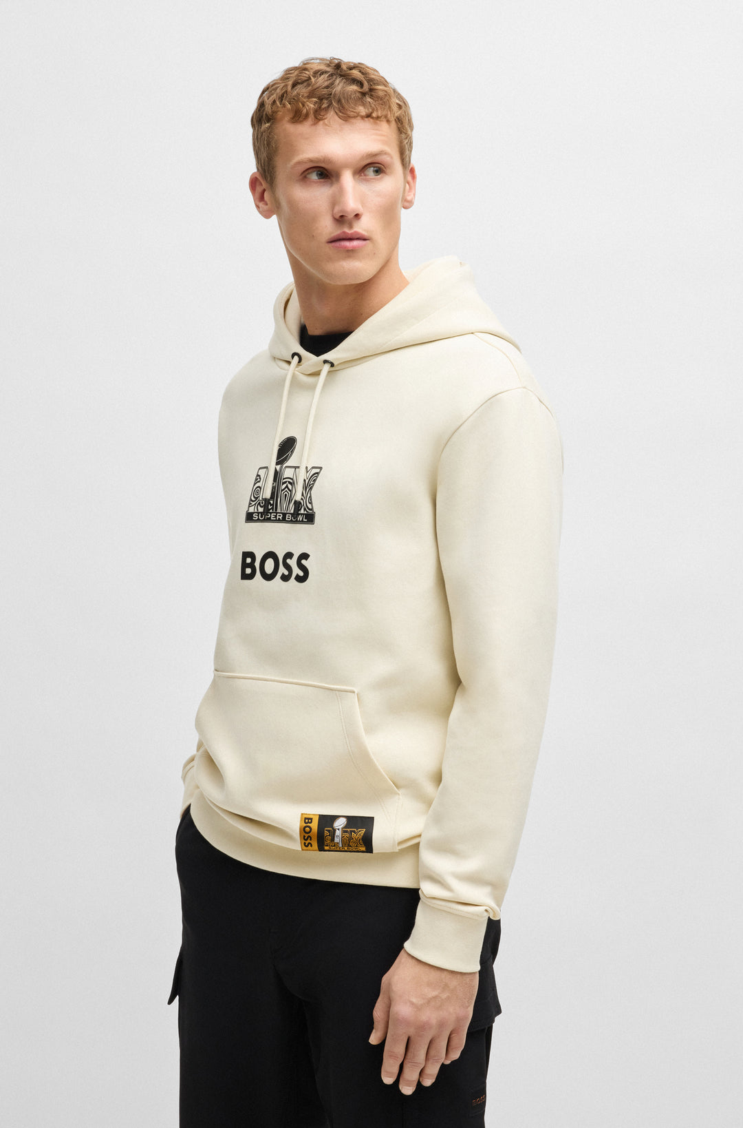BOSS Hoodies  in Cotton Mix - WARNER_NFL 10269051 01-50535122- Concorde Fashion#color_white-160