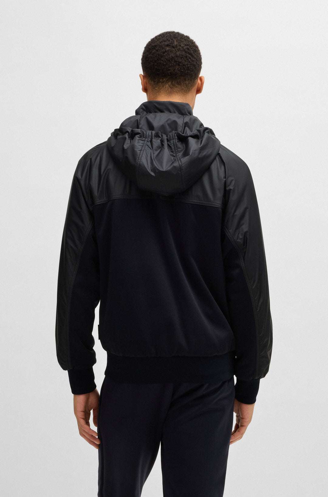 BOSS Hoodies Regular Fit in Cotton Mix - C-STEELE 71_PS 10269363 01-50537366- Concorde Fashion#color_navy-404