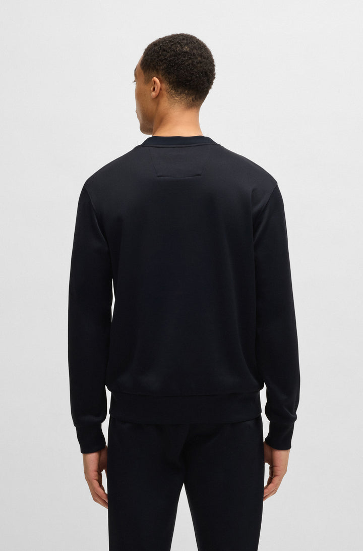 BOSS Sweatshirts Relaxed Fit in Cotton Mix - C-SOLERI 71_PS 10269363 01-50537383- Concorde Fashion#color_navy-404