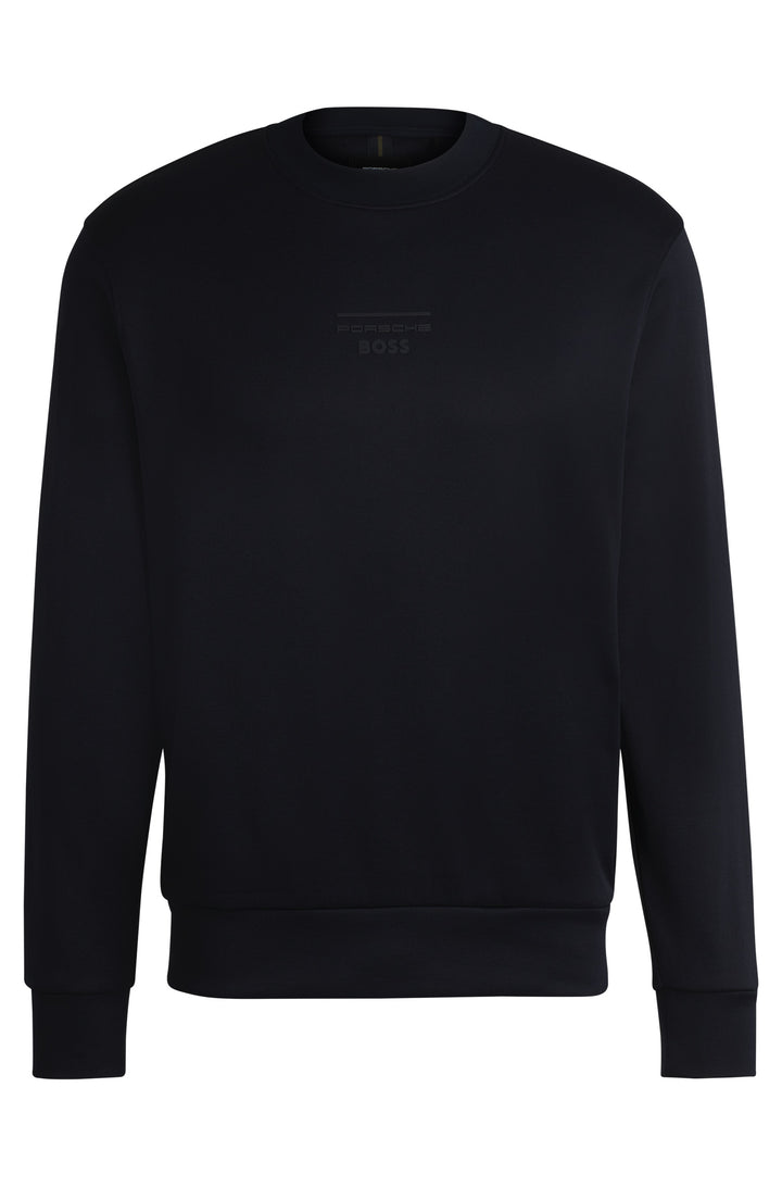 BOSS Sweatshirts Relaxed Fit in Cotton Mix - C-SOLERI 71_PS 10269363 01-50537383- Concorde Fashion#color_navy-404