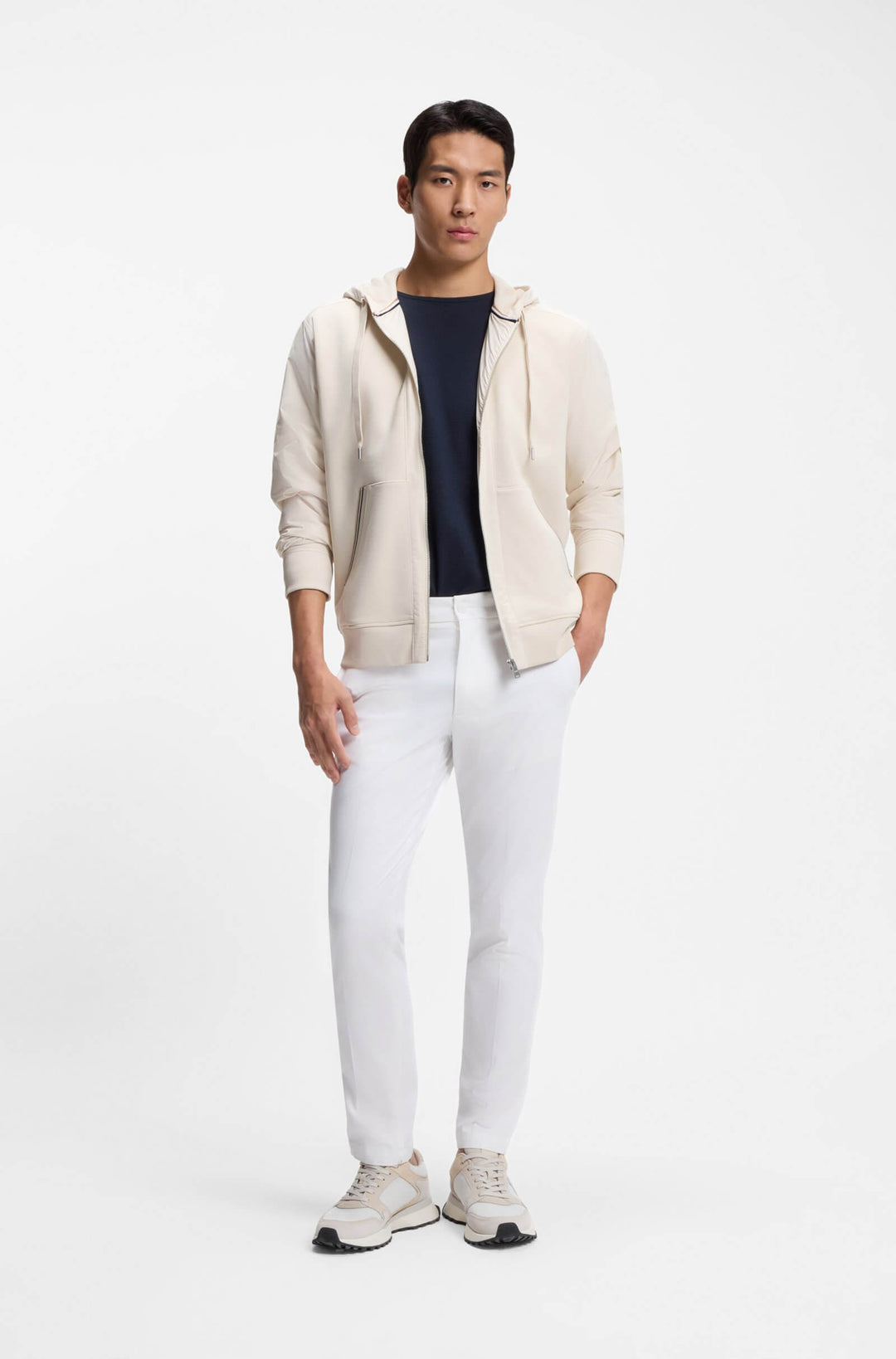 BOSS Hoodies Regular Fit - C-SPENCE 10 50555115- Concorde Fashion#color_white-131