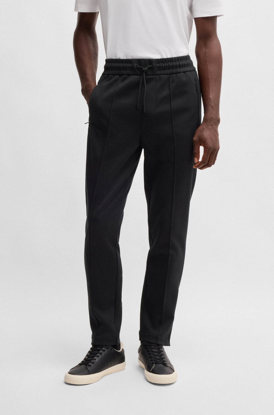 BOSS Jogging Pants Regular Fit in Cotton Mix - P-LAMONT 224 10269627 01-50531964- Concorde Fashion#color_black-001