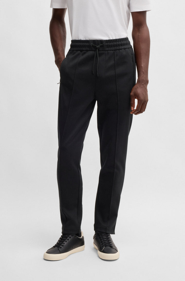 BOSS Jogging Pants Regular Fit in Cotton Mix - P-LAMONT 224 10269627 01-50531964- Concorde Fashion#color_black-001