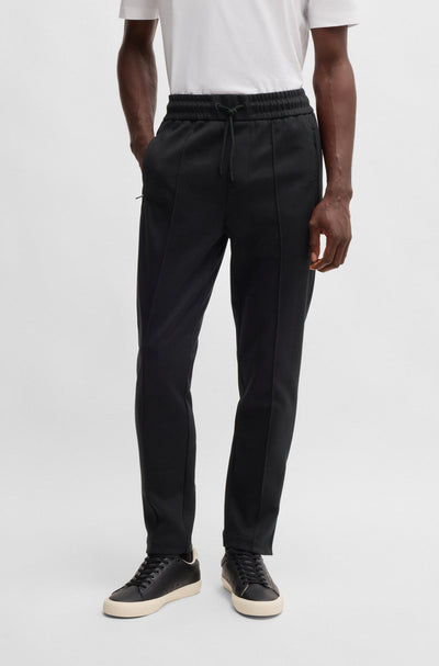 BOSS Jogging Pants Regular Fit in Cotton Mix - P-LAMONT 224 10269627 01-50531964- Concorde Fashion#color_black-001