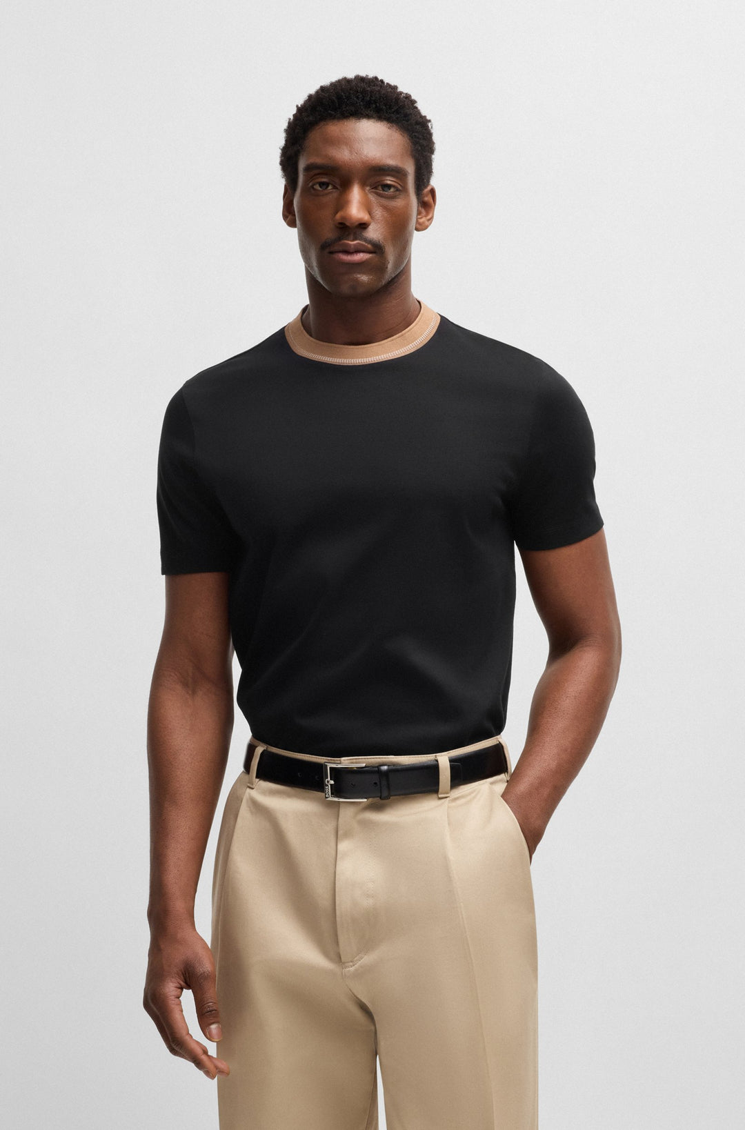 BOSS T-Shirts Slim Fit - H-TESSLER 199 50531793- Concorde Fashion#color_black-002