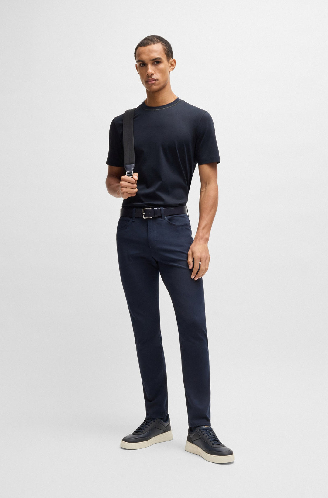 BOSS T-Shirts Slim Fit - H-TESSLER 199 50531793- Concorde Fashion#color_navy-405