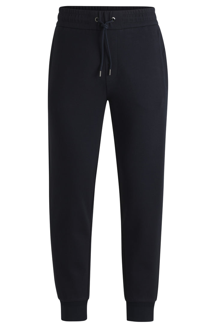 BOSS Jogging Pants Regular Fit in Cotton Mix - H-LAMONT 10269641 01-50532772- Concorde Fashion#color_navy-404