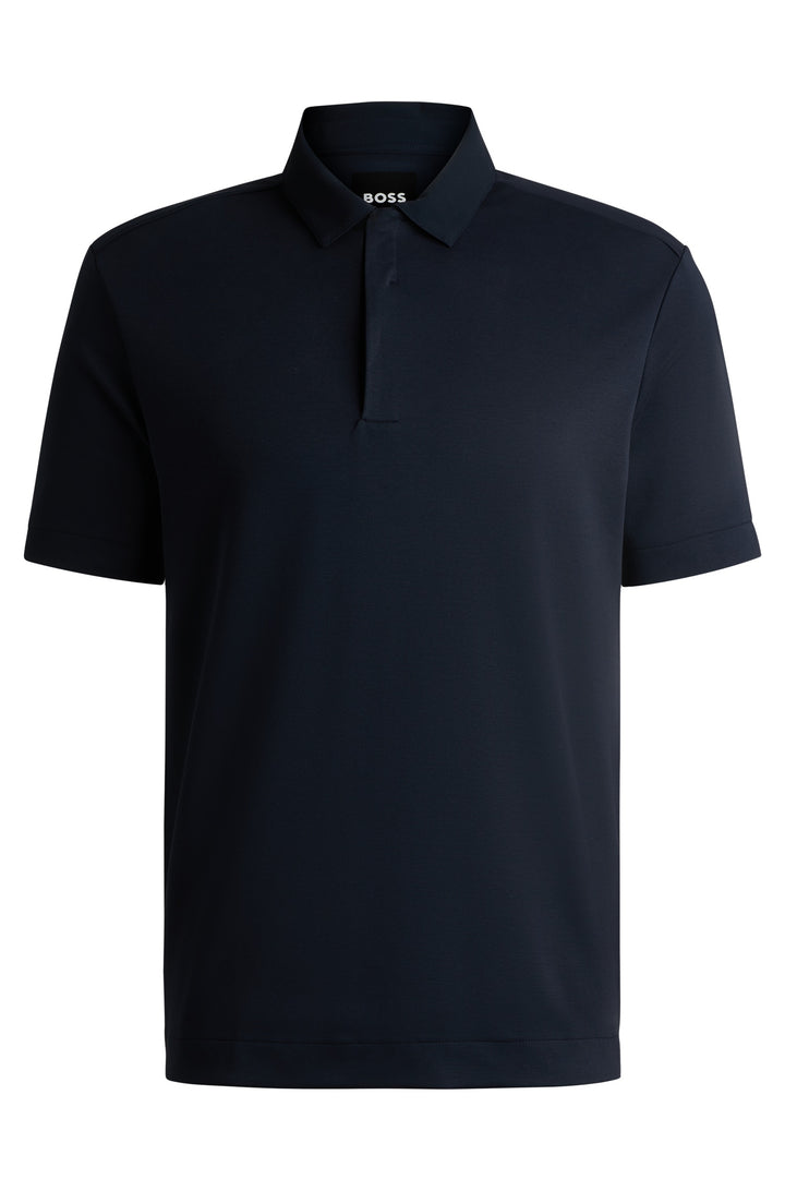BOSS Polos Regular Fit in Cotton Mix - P-PARRIS 07 10269651 01-50531509- Concorde Fashion#color_navy-404