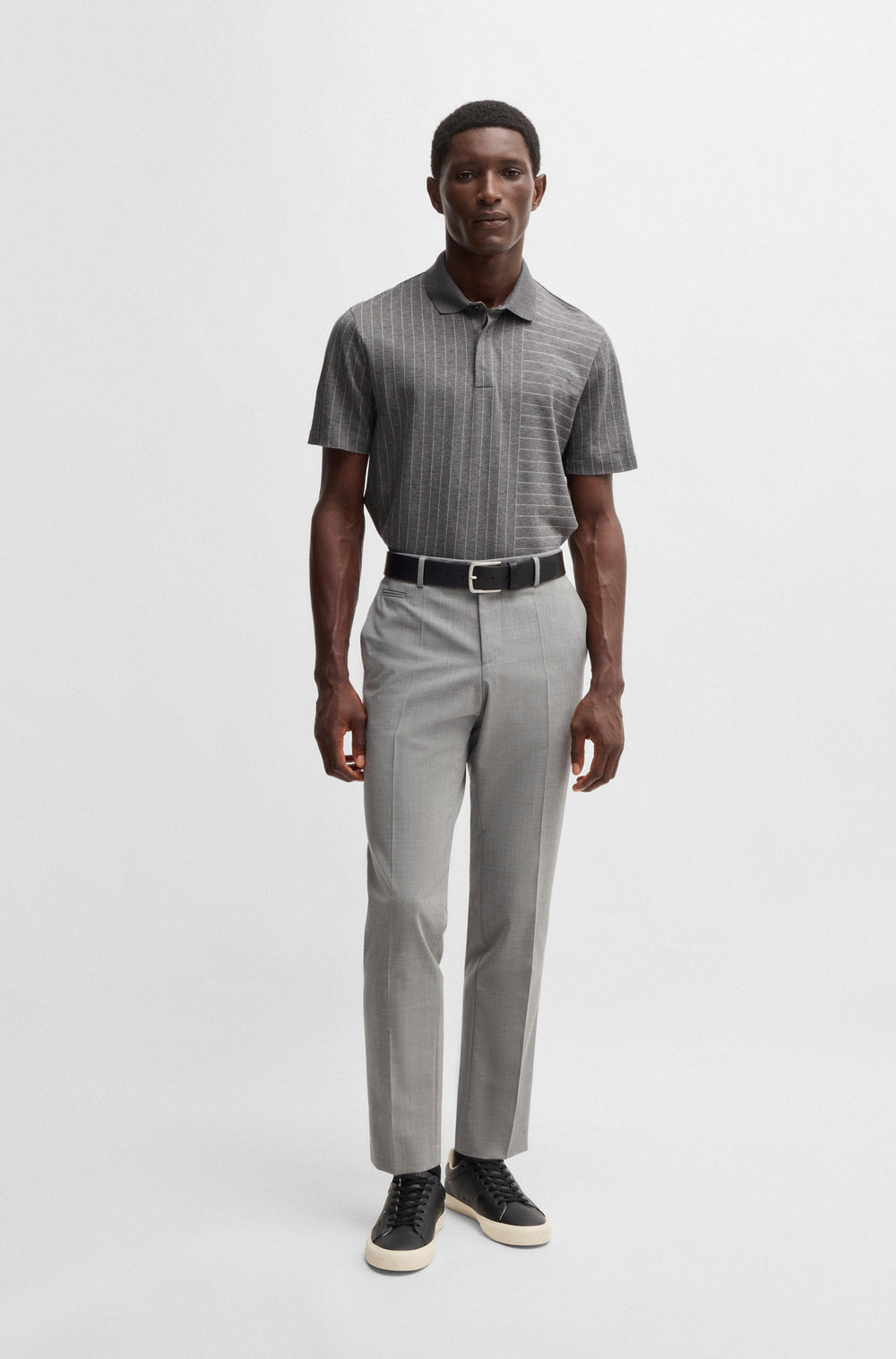 BOSS Polos Regular Fit in Cotton - C-PACK 111 10269655 01-50531306- Concorde Fashion#color_grey-030