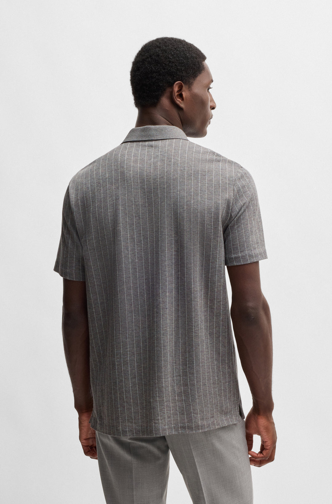 BOSS Polos Regular Fit in Cotton - C-PACK 111 10269655 01-50531306- Concorde Fashion#color_grey-030