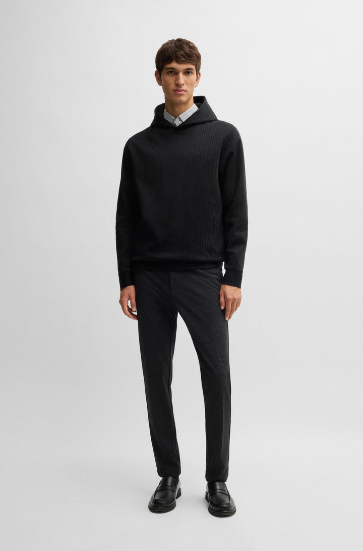 BOSS Hoodies Regular Fit in Cotton Mix - C-SEEGER 111 10269661 01-50531324- Concorde Fashion#color_black-001