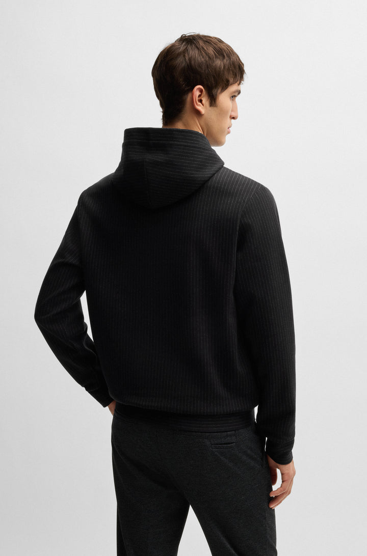 BOSS Hoodies Regular Fit in Cotton Mix - C-SEEGER 111 10269661 01-50531324- Concorde Fashion#color_black-001