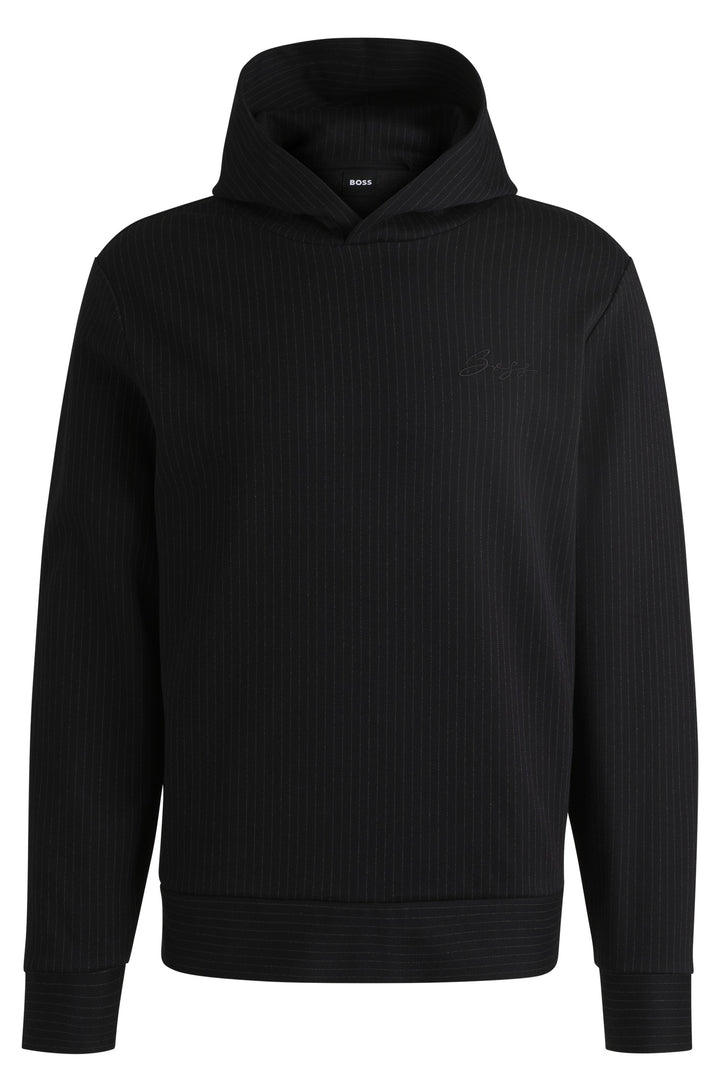 BOSS Hoodies Regular Fit in Cotton Mix - C-SEEGER 111 10269661 01-50531324- Concorde Fashion#color_black-001