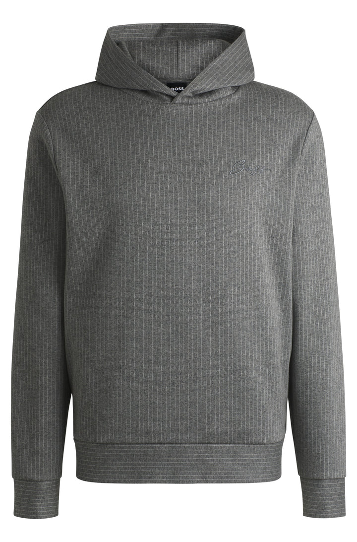 BOSS Hoodies Regular Fit in Cotton Mix - C-SEEGER 111 10269661 01-50531324- Concorde Fashion#color_grey-030