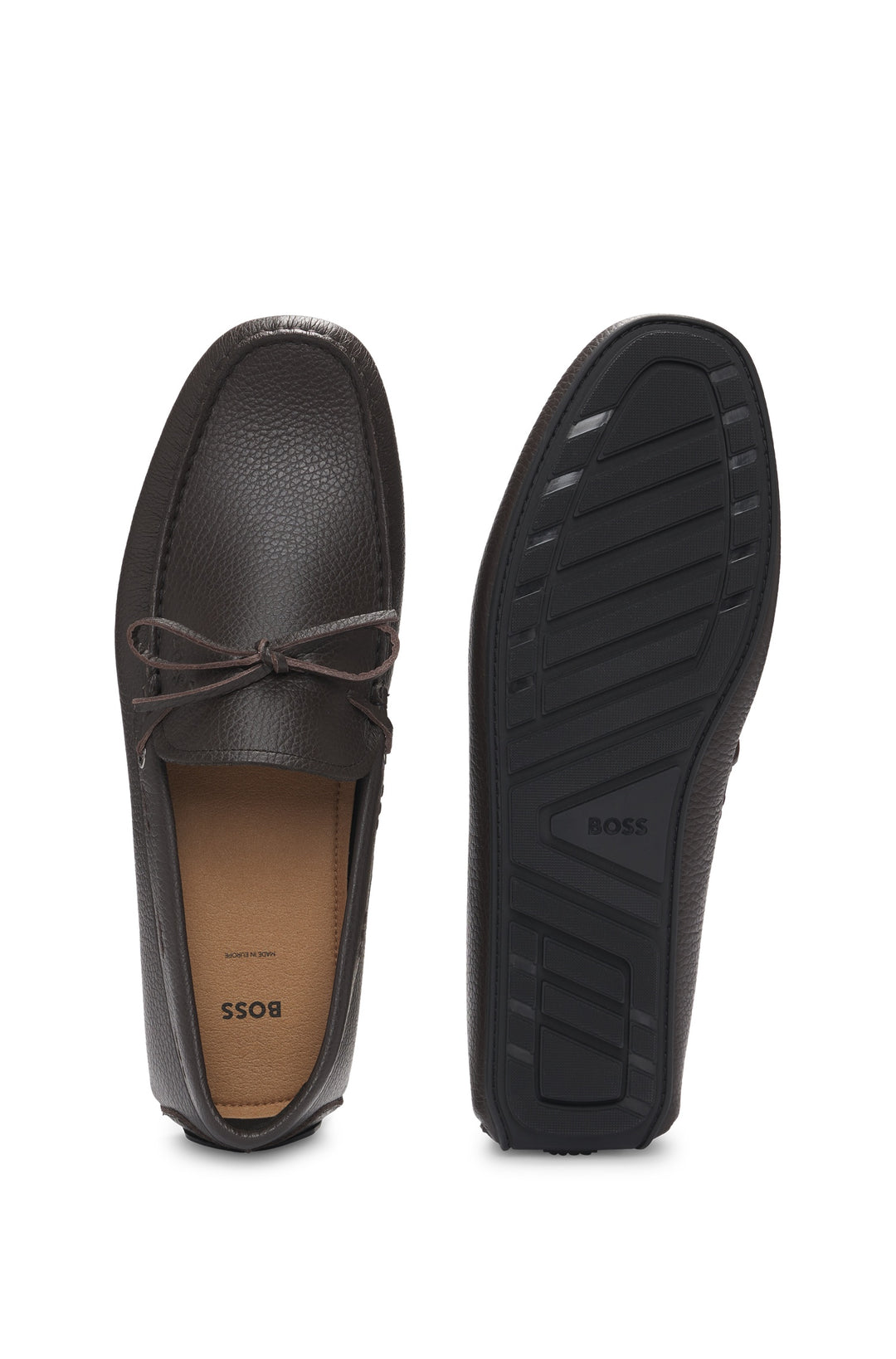 BOSS Casual Shoes  in Leather - NOEL_MOCC_TBLC 10269710 01-50536247- Concorde Fashion#color_brown-201