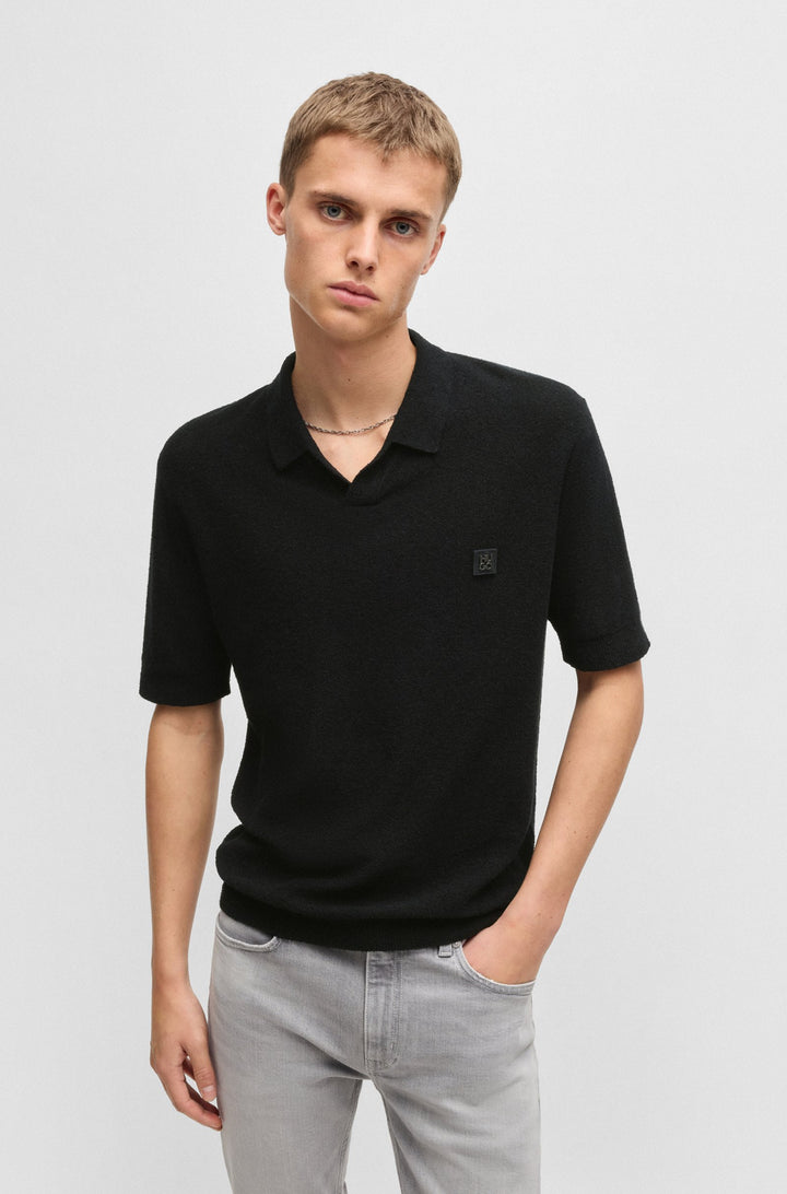 HUGO Sweaters,Sweater Relaxed Fit - SHIPLOM 50536675- Concorde Fashion#color_black-001