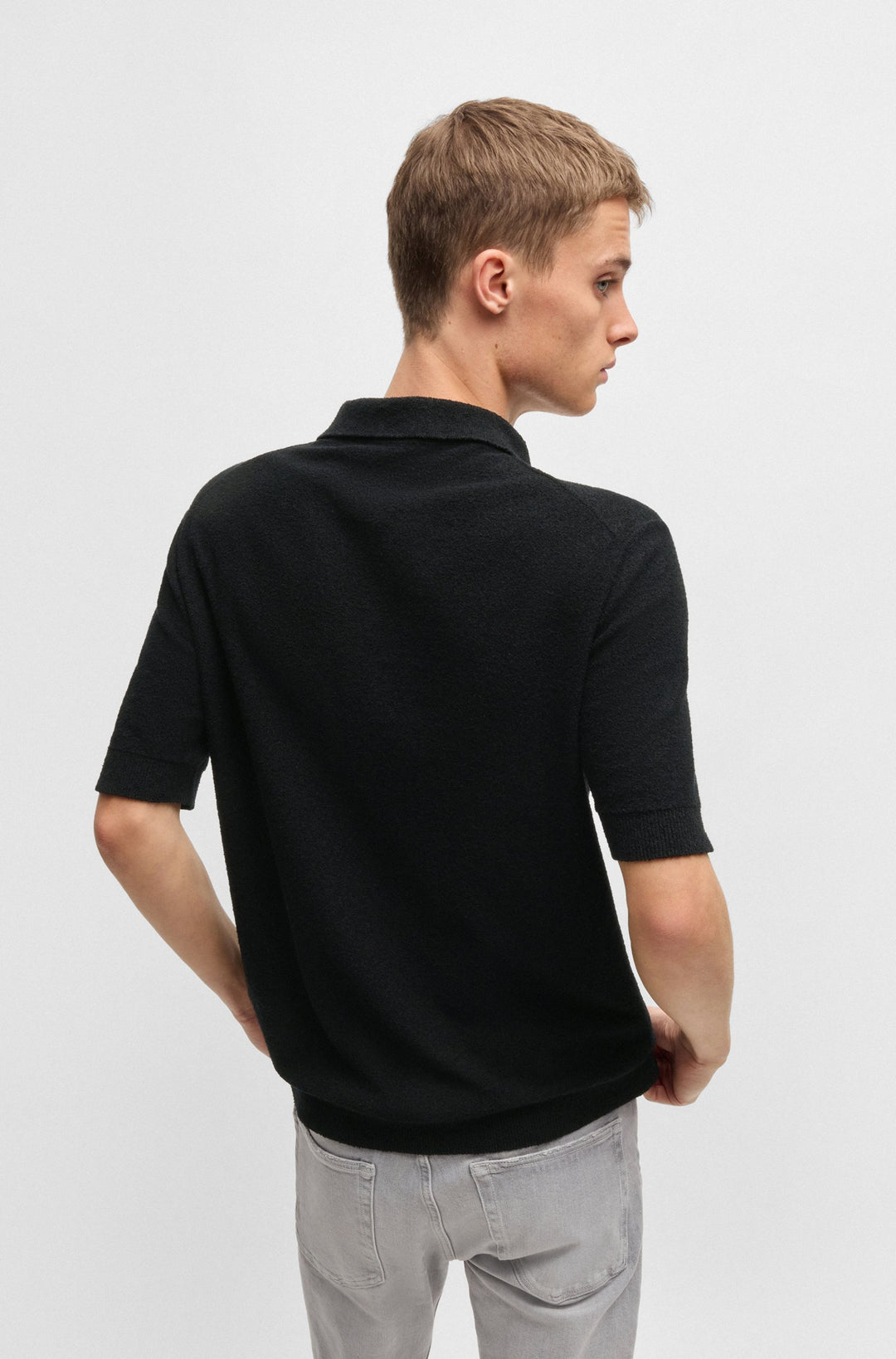 HUGO Sweaters,Sweater Relaxed Fit - SHIPLOM 50536675- Concorde Fashion#color_black-001