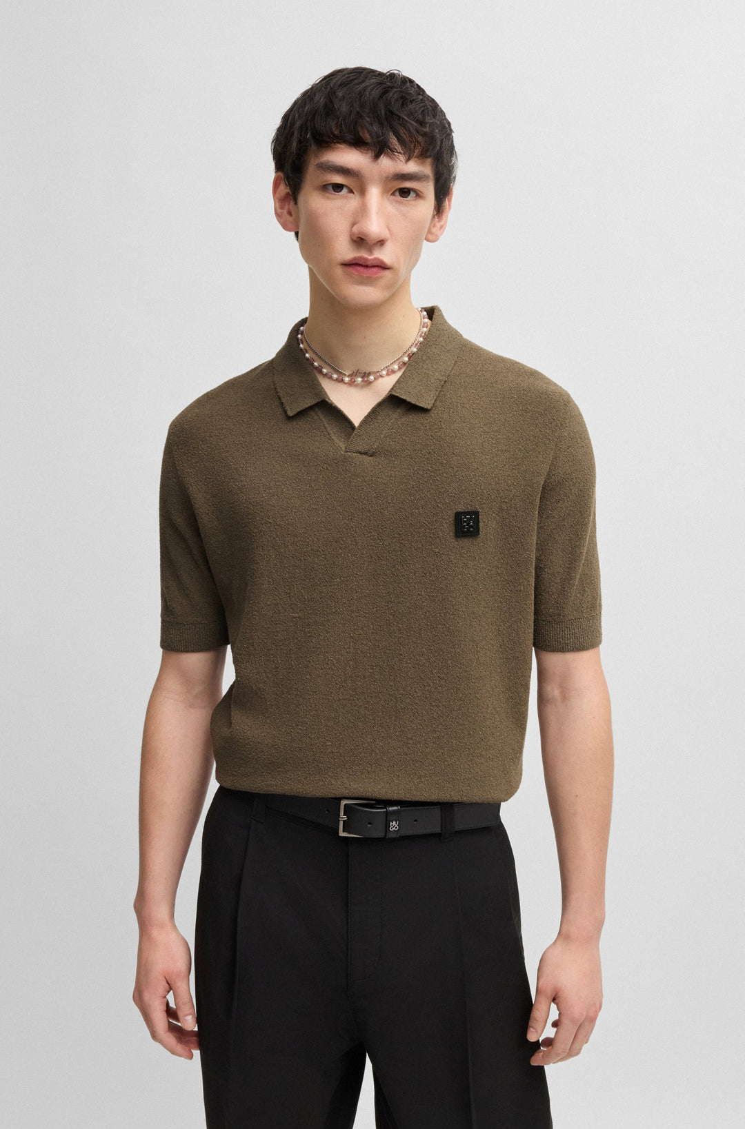 HUGO Sweaters,Sweater Relaxed Fit - SHIPLOM 50536675- Concorde Fashion#color_brown-219