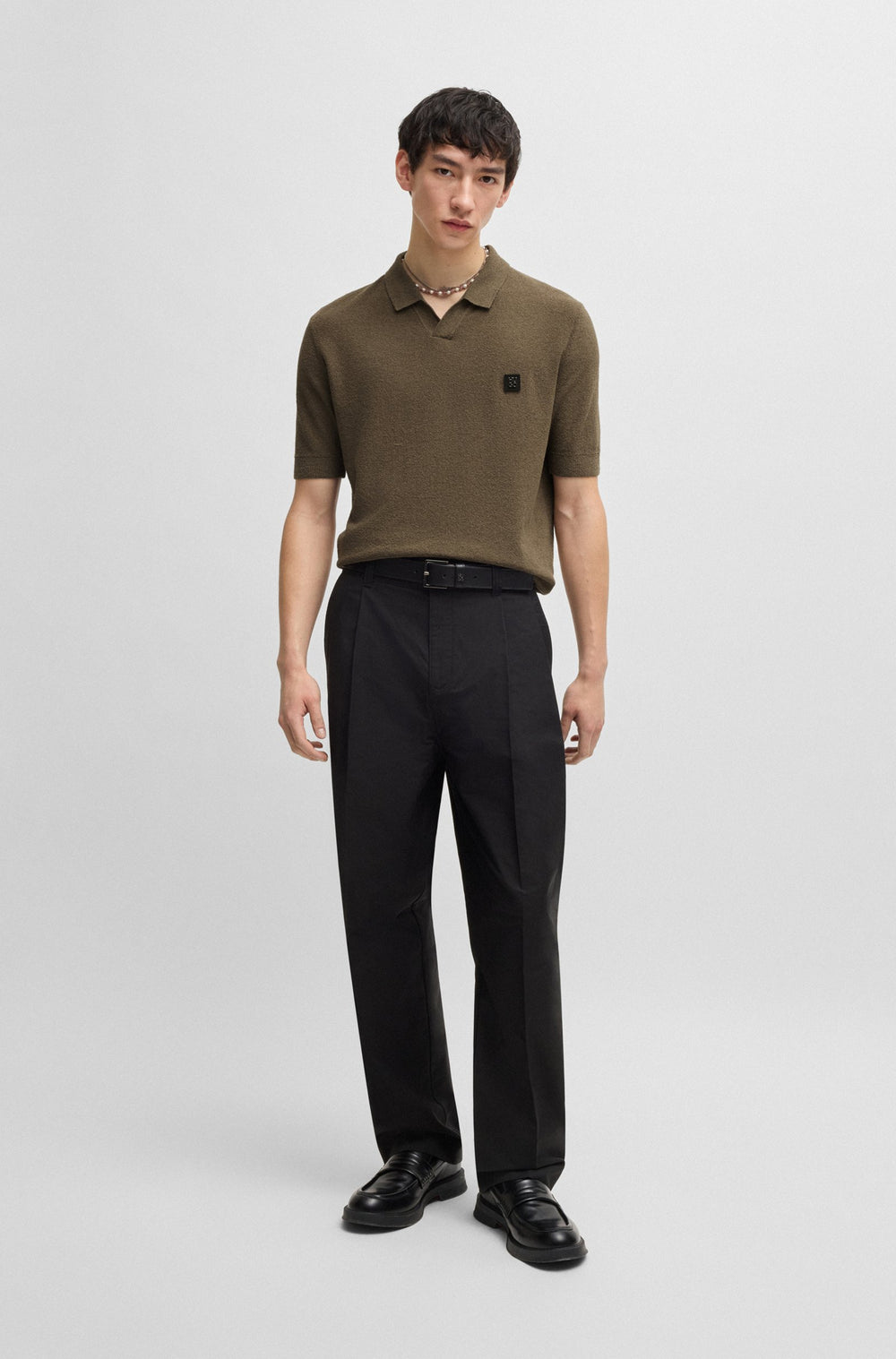 HUGO Sweaters,Sweater Relaxed Fit - SHIPLOM 50536675- Concorde Fashion#color_brown-219