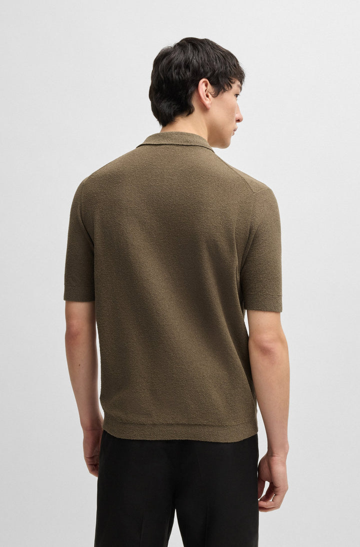 HUGO Sweaters,Sweater Relaxed Fit - SHIPLOM 50536675- Concorde Fashion#color_brown-219