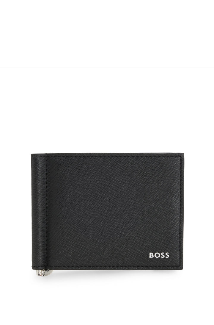 BOSS Wallets  in Leather - ZAIR_BIFOLD CLIP 10269892 01-50536716- Concorde Fashion#color_black-001