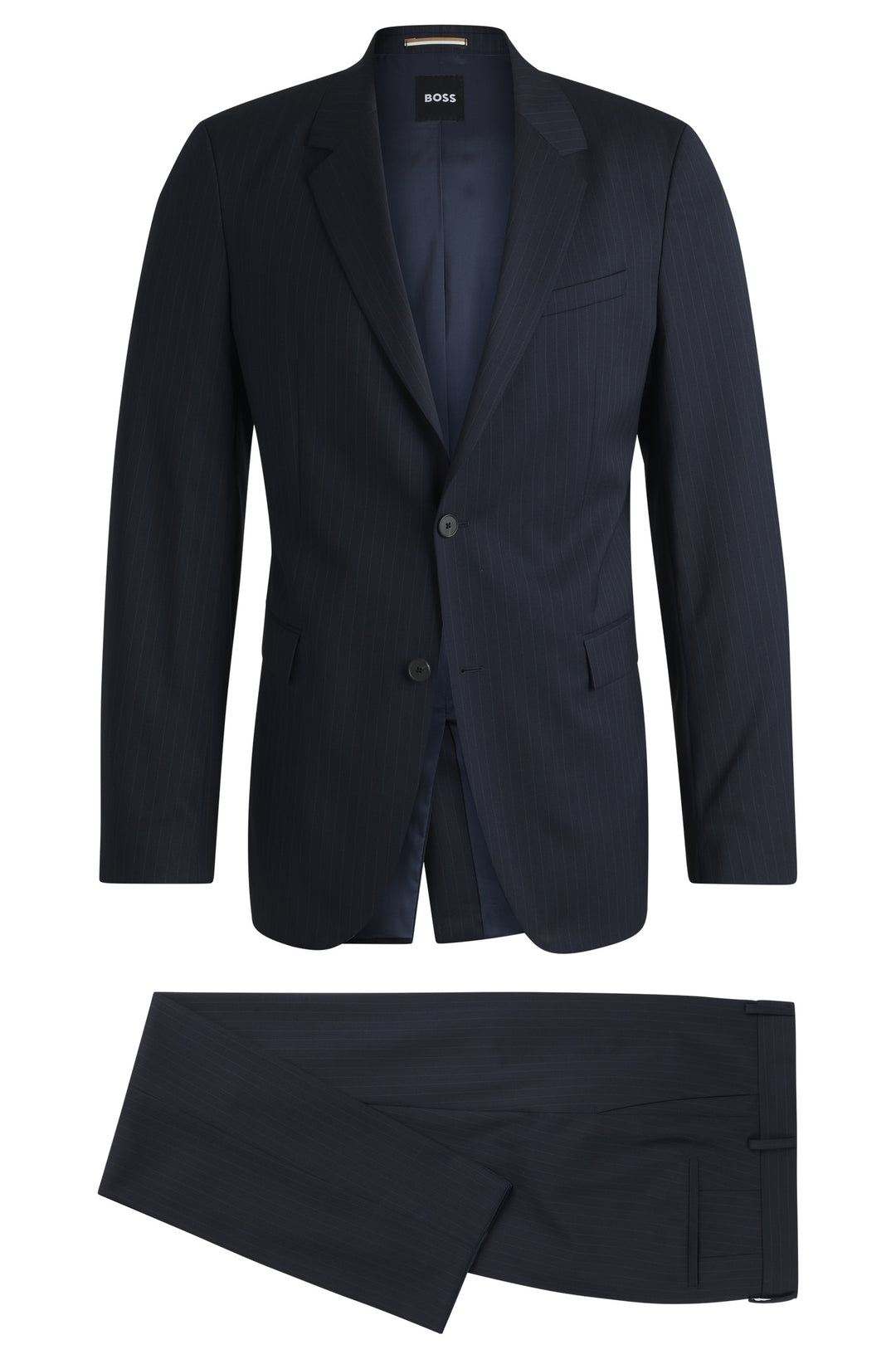 BOSS Suits Slim Fit in Wool - H-HOUSTON-2PCS-243 10269897 01-50537405- Concorde Fashion#color_navy-404