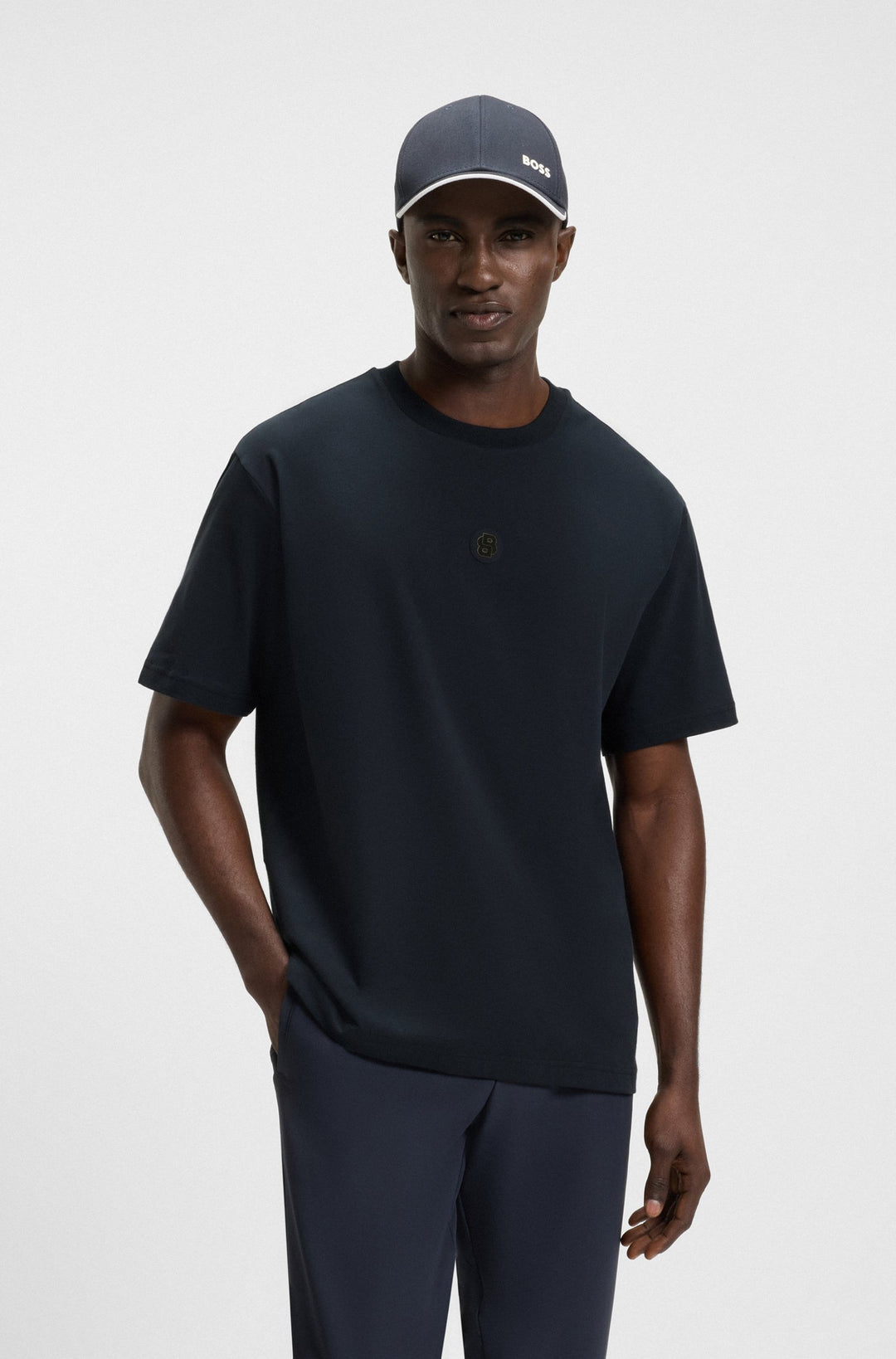 BOSS T-Shirts Relaxed Fit - TEE 10 TL 50535409- Concorde Fashion#color_navy-402