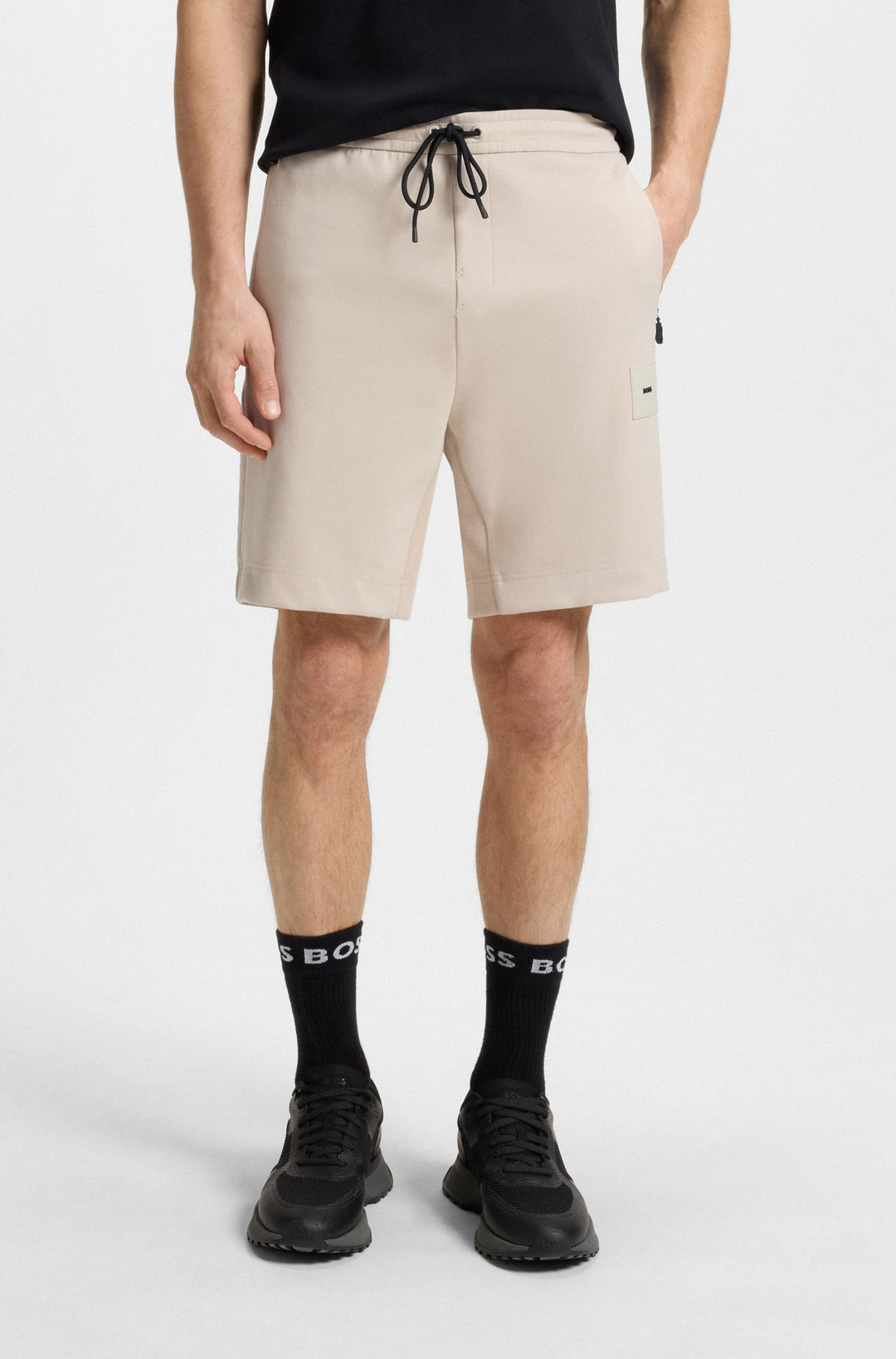 BOSS Shorts Regular Fit - HEADLO RIB 50537199- Concorde Fashion#color_beige-284