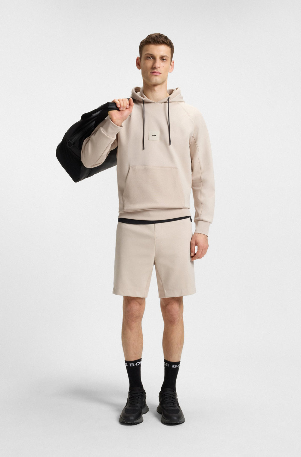 BOSS Shorts Regular Fit - HEADLO RIB 50537199- Concorde Fashion#color_beige-284