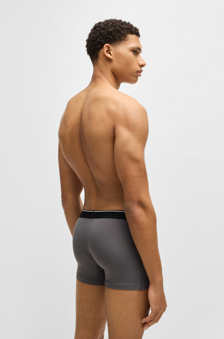 BOSS Boxers  in Viscose Mix - BOXERBR 3P BAMBOO 10270020 01-50534503- Concorde Fashion#color_black-001