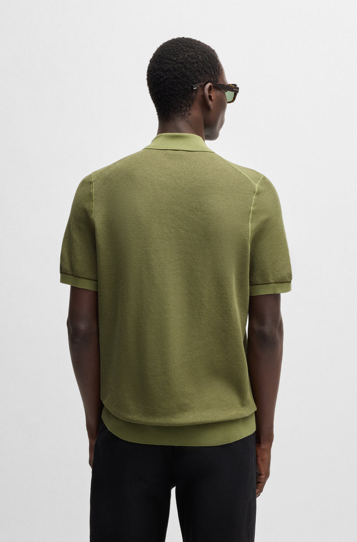 BOSS Sweaters Regular Fit in Cotton Mix - H-JIANLUCA 10270172 01-50537654- Concorde Fashion#color_green-311