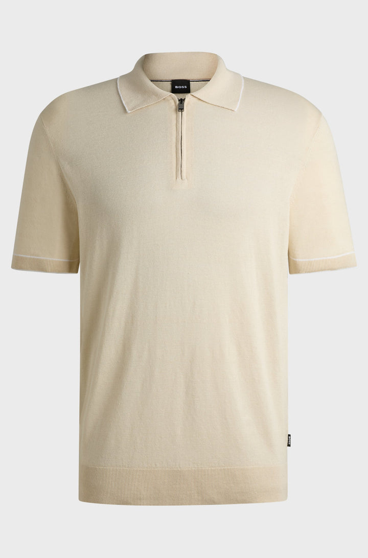 BOSS Sweaters Regular Fit - H-JIOVANOTTO 50537640- Concorde Fashion#color_white-131