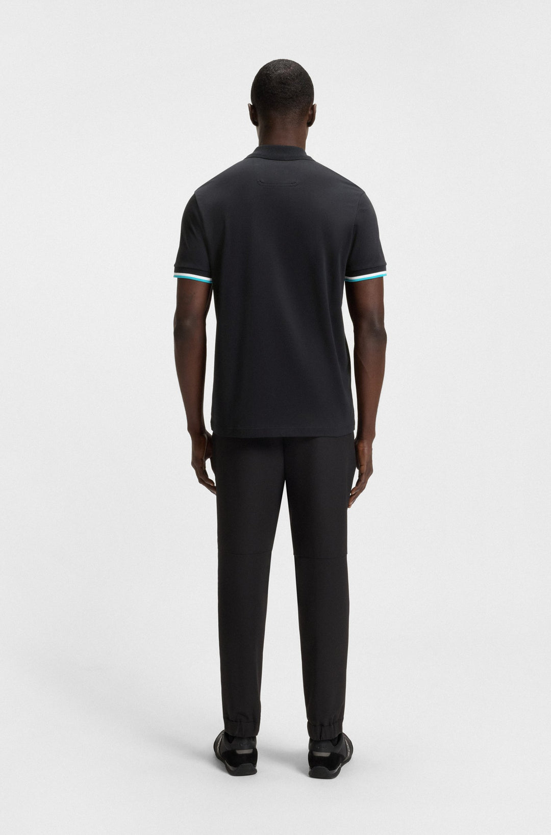 BOSS Polos Regular Fit in Cotton - PADDY LUX HERITAGE 10270235 01-50538185- Concorde Fashion#color_black-001