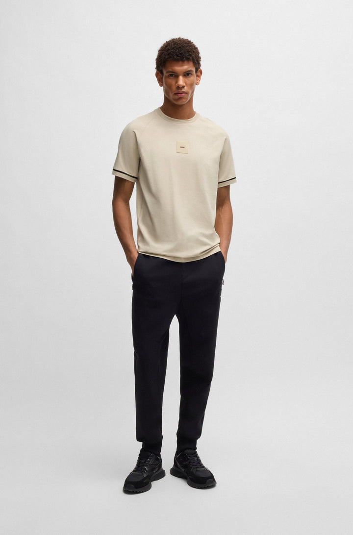 BOSS T-Shirts Regular Fit - TEE RIB AC 50537846- Concorde Fashion#color_beige-284