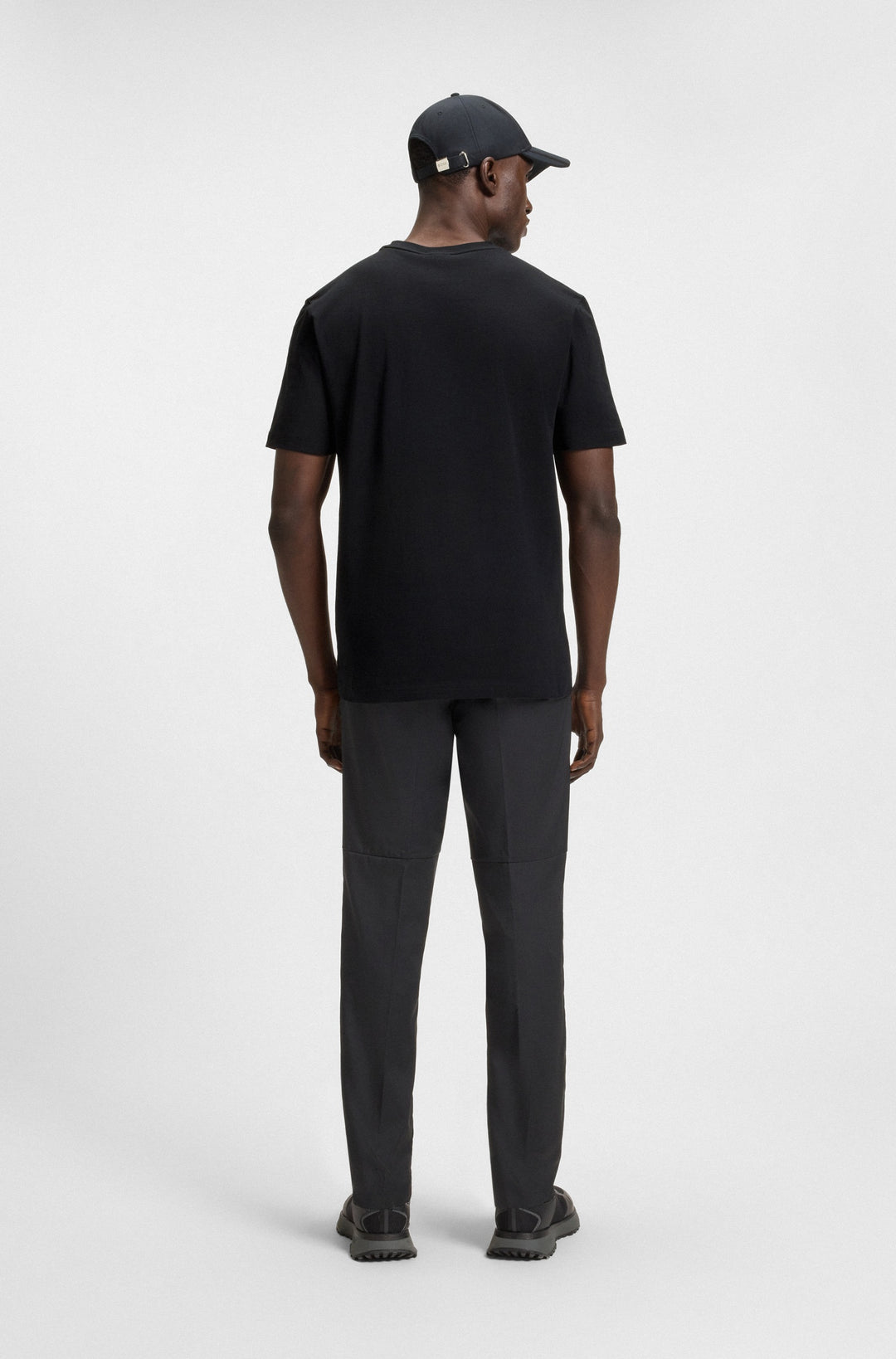 BOSS T-Shirts Regular Fit in Cotton Mix - TEE GRAPHIC HERITAGE 10270243 01-50537847- Concorde Fashion#color_black-001