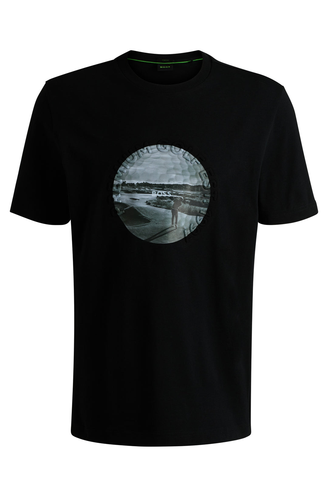 BOSS T-Shirts Regular Fit in Cotton Mix - TEE GRAPHIC HERITAGE 10270243 01-50537847- Concorde Fashion#color_black-001